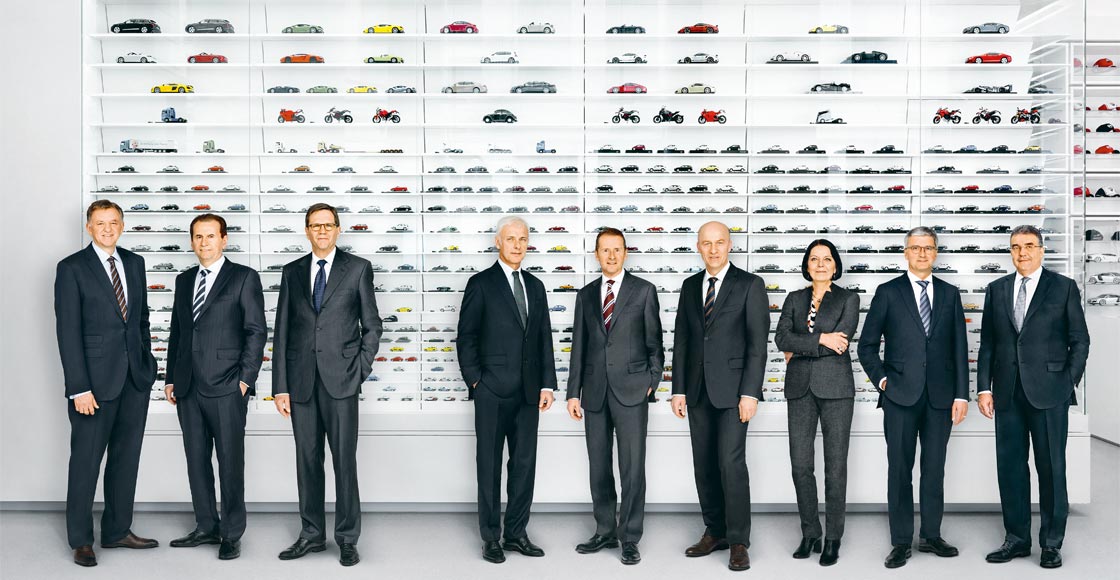 Der Vorstand der Volkswagen Aktiengesellschaft (Foto)